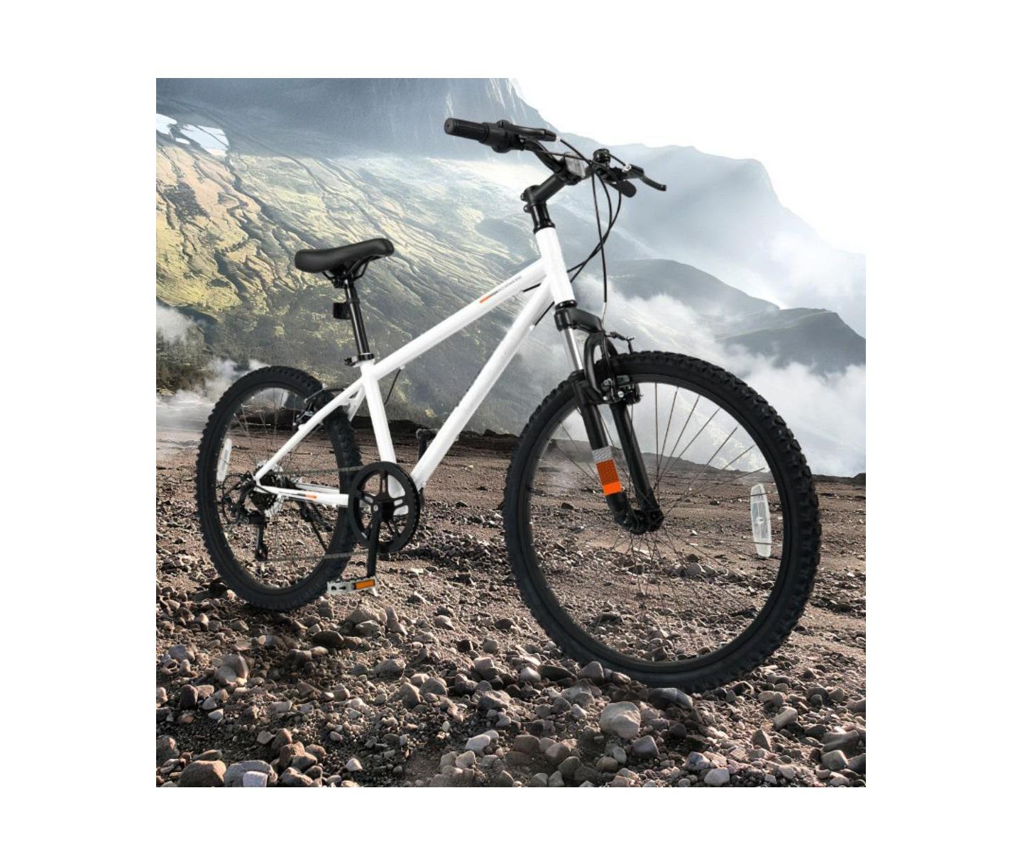 Детская игрушка HONGGE 24-Inch Mountain Front-Suspension Kids' Bicycle, Ages 8+, цвет: Белый — фото 5