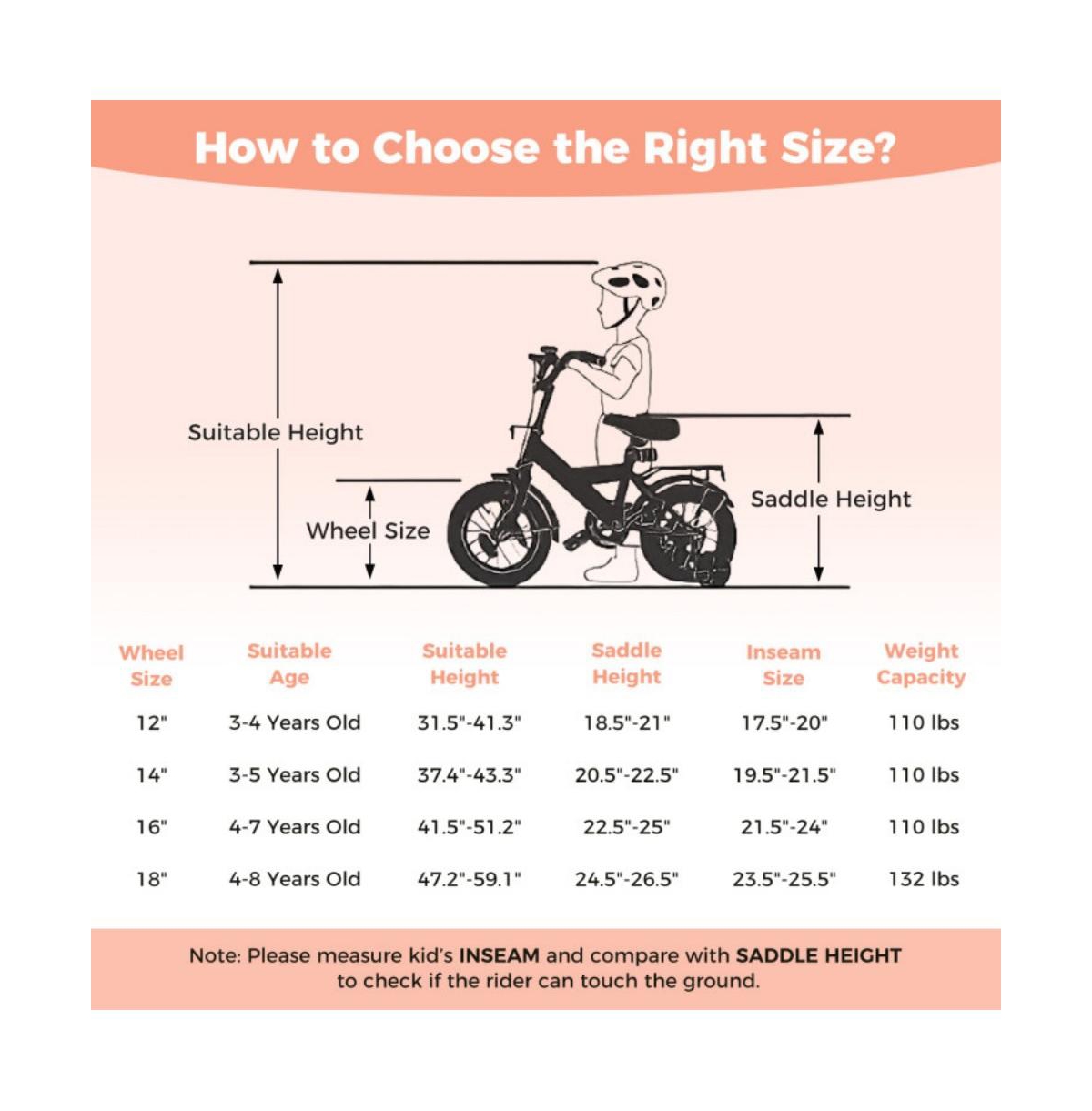 Hongge Inch Kids Bike with Adjustable Training Wheels