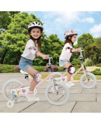 Inch Kids Bike with Adjustable Training Wheels