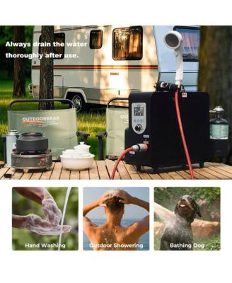 Portable Instant Hot Water Heater with 1.5 GPM Flow for Camping & Outdoor Adventures