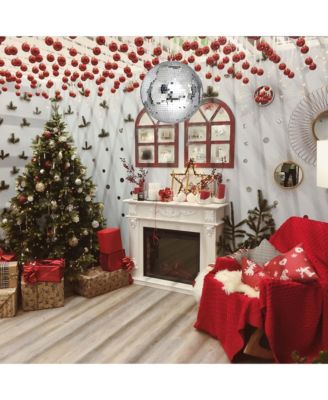 Large 12" Mirror Glass Disco Ball DJ Dance Home Party Bands Club Stage Lighting