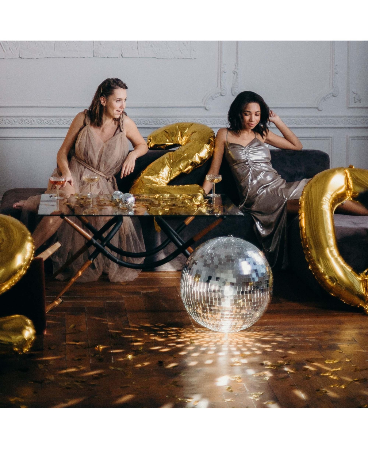 Yescom Large 12" Mirror Glass Disco Ball Dj Dance Home Party Bands Club Stage Lighting