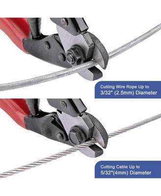 Hydraulic Wire Crimping Tool with Cable Cutter for Battery Cable Lug Terminal 1/8" to 3/16" Deck Railing Hardware