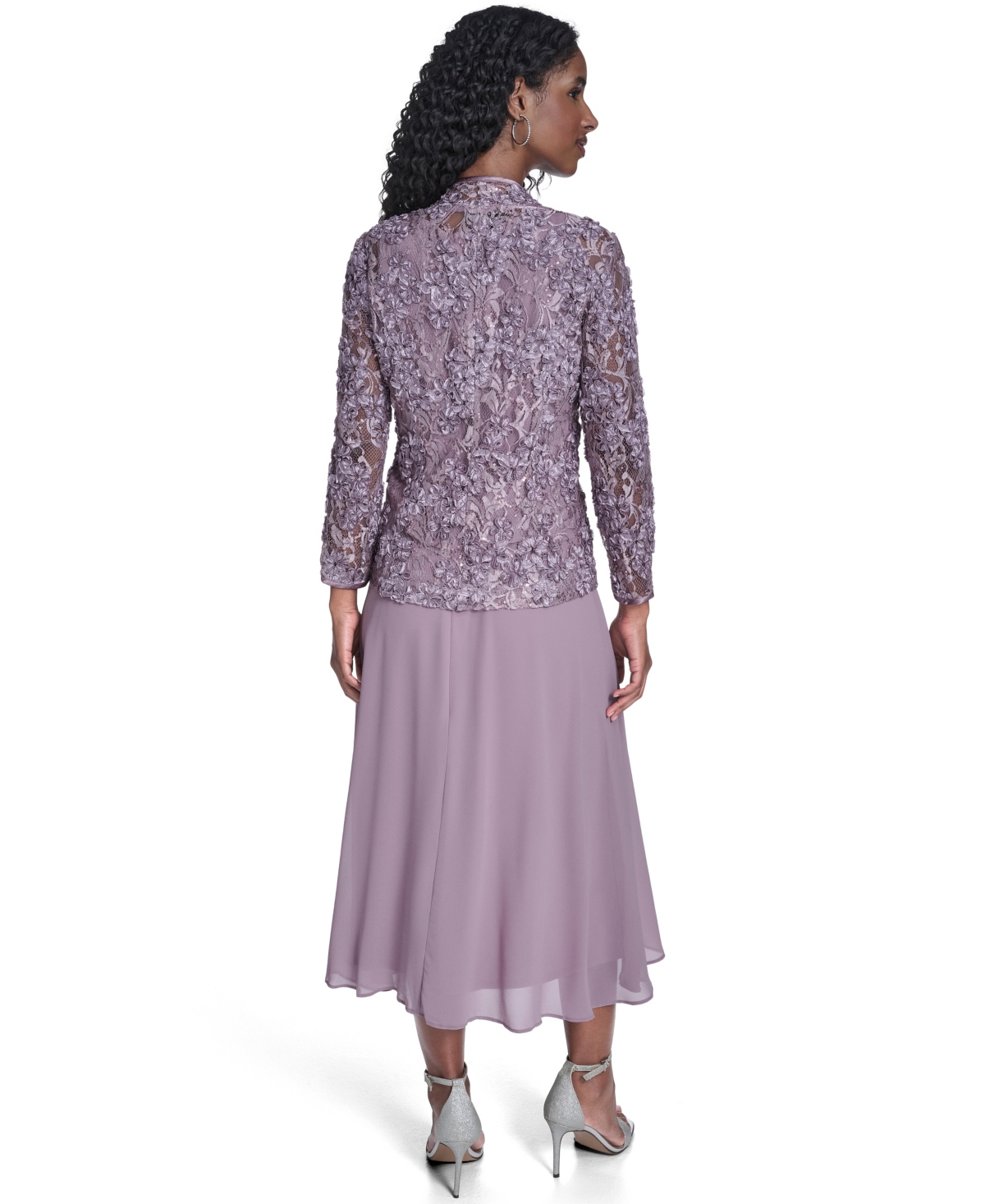 Jessica Howard Petite Soutache Jacket and Fit & Flare Dress, 2-Piece Set