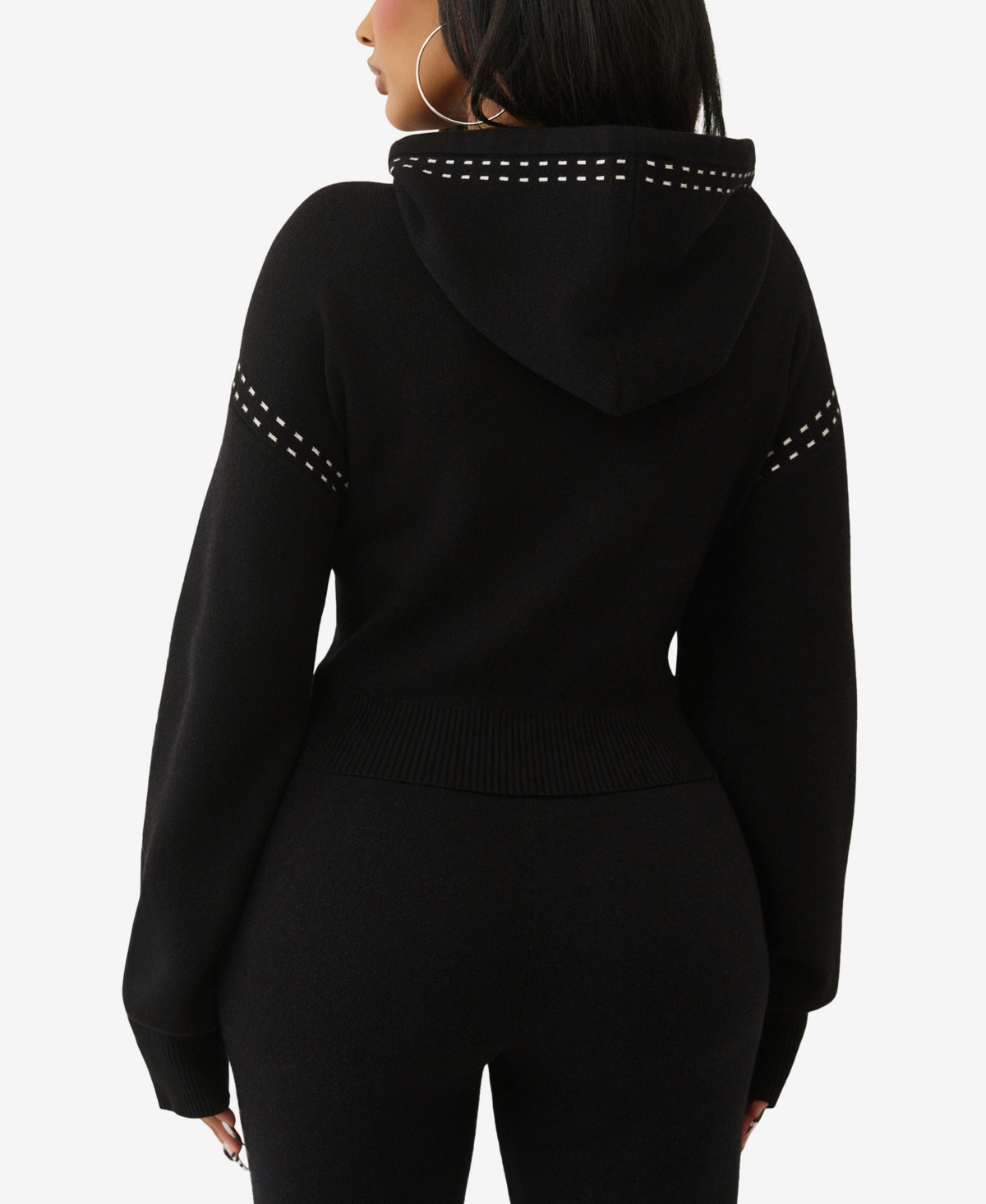 True Religion Women's Branded Pullover Hoodie