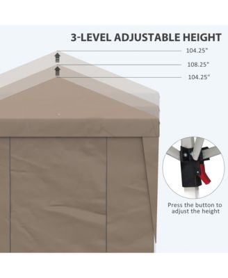 10' x 19.5' Large Party Tent Pop Up Canopy w/ Weight Bags,