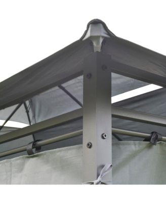 10'x13' Outdoor Canopy 2-Tier Top Gazebo BBQ Party Tent,