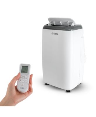 10,000 BTU SACC/CEC (14,000 BTU ASHRAE) Portable Air Conditioner with Remote Control, White