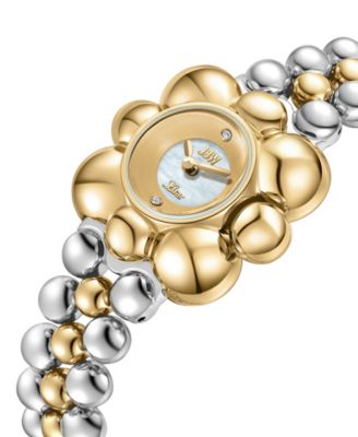 Men's Atmosphere Swiss Quartz Two-Tone 18k Gold-Plated Stainless Steel Watch, 30mm