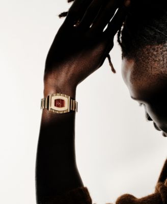 Women's Atlas Swiss Quartz 18k Gold-Plated Stainless Steel Watch, 34mm