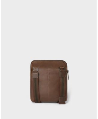 The Compass Small Leather Messenger Bag