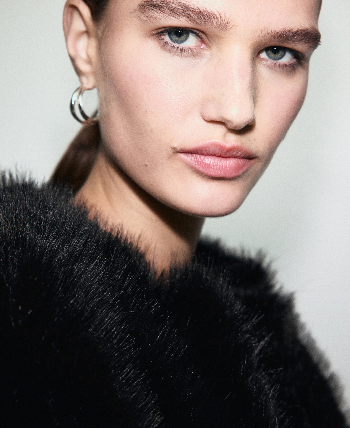 Mango Women's Faux-Fur Cropped Jacket