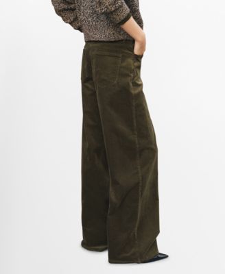 Women's Wide-Leg Corduroy Jeans