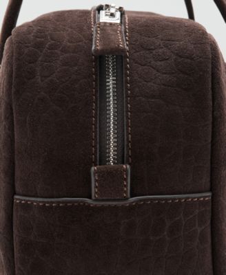 Women's Medium Suede Bowling Bag