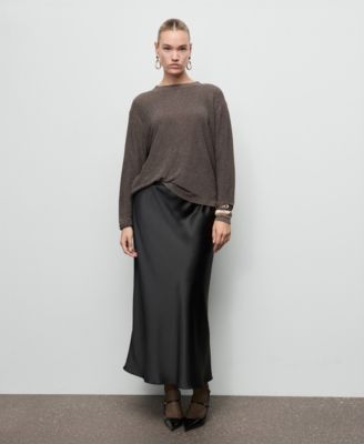 Women's Fine-Knit Lurex Sweater