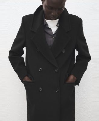 Women's Double-Breasted Wool Coat
