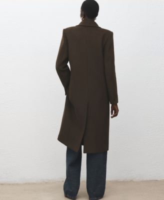 Women's Double-Breasted Wool Coat