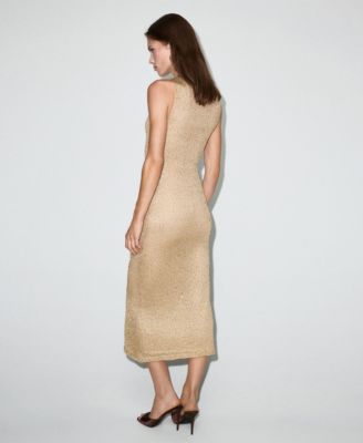 Women's Sequin Detail Knitted Dress