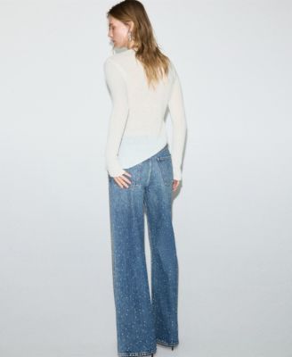 Women's Asymmetrical Alpaca And Wool Blend Sweater