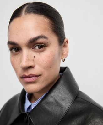 Women's Pockets Faux-Effect Jacket