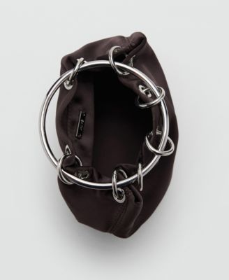 Women's Metal Handle Handbag