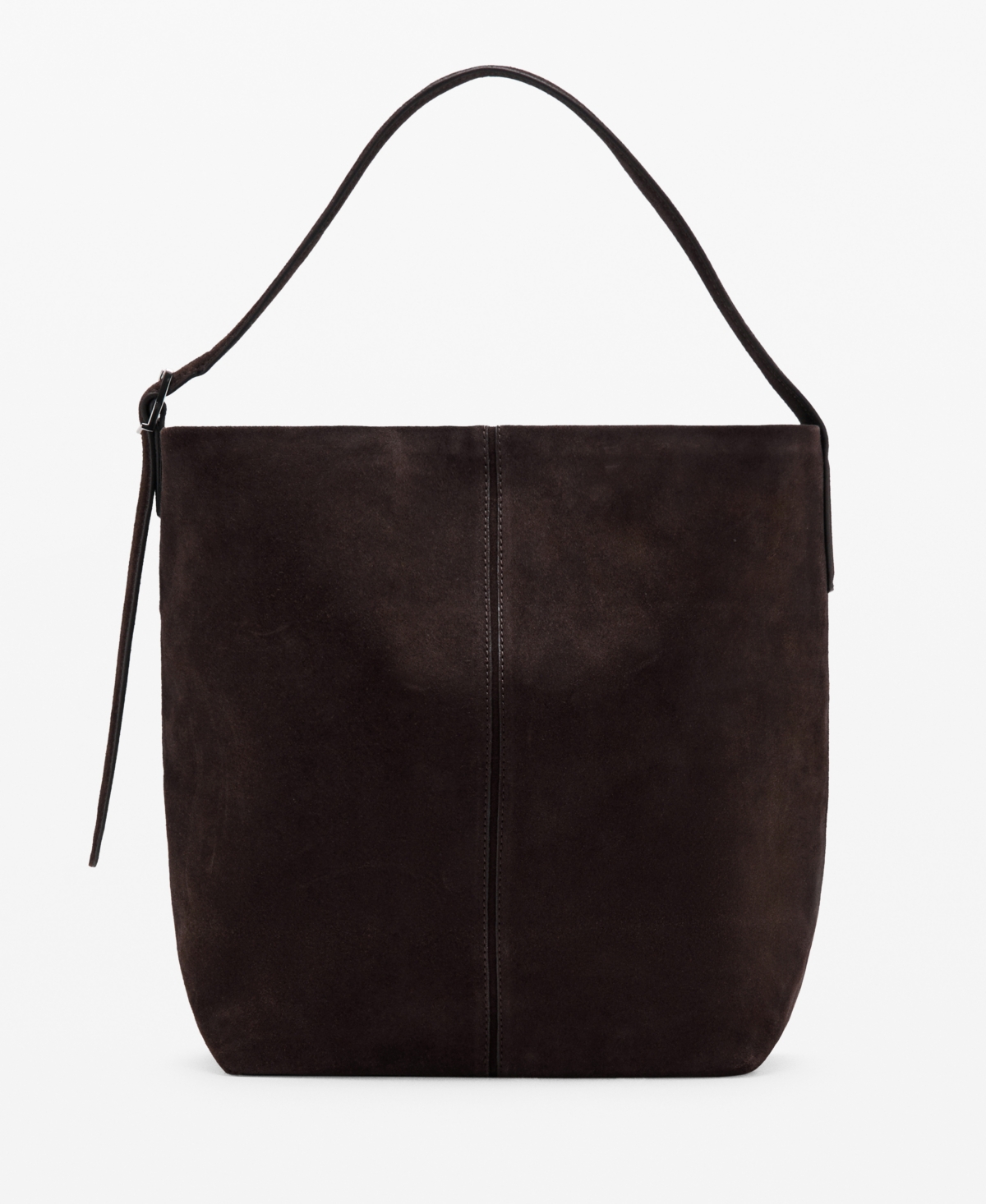 Mango Women's Suede Shopper Bag