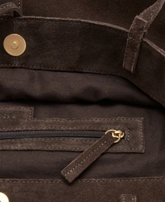 Women's Suede Leather Shopper Bag