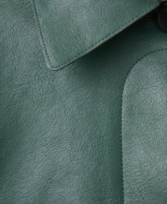 Women's Pockets Faux-Effect Jacket