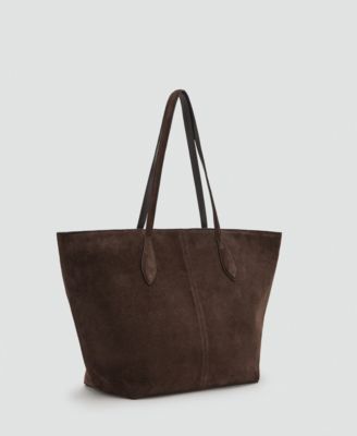 Women's Suede Shopper Bag