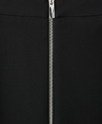 Women's Zipper Pleated Pants