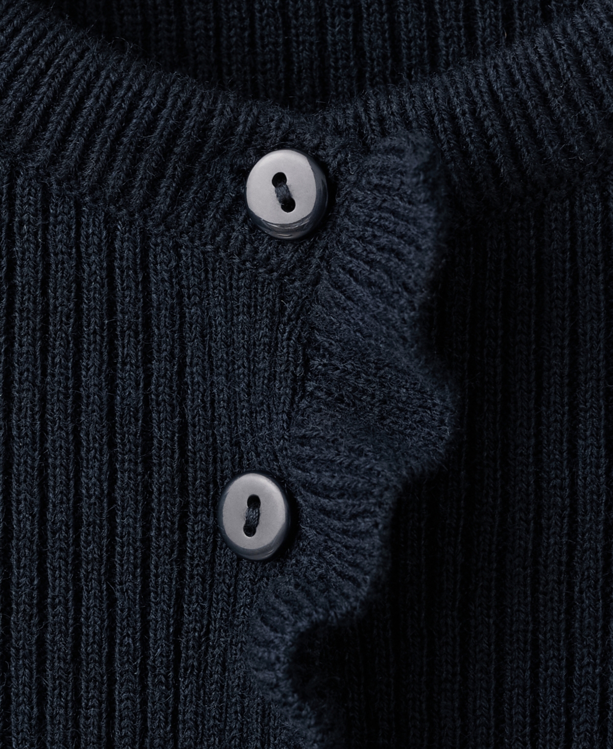 Mango Women's Scalloped Edges Cardigan