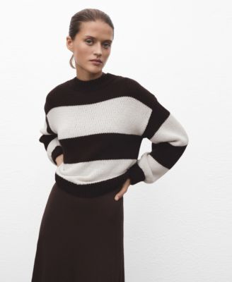Women's Knit Striped Sweater