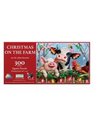 Christmas on the Farm 300 piece Jigsaw Puzzle for Adults Christmas