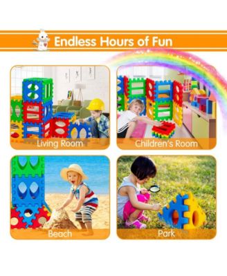 32 Piece Big Waffle Block Building Set