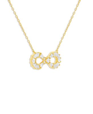 Cubic Zirconia Infinity Pendant Necklace, Macy's Exclusive