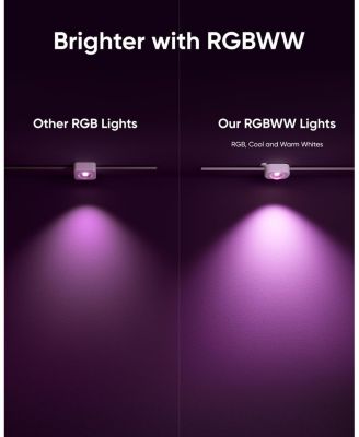 Permanent Outdoor Lights E22, 100ft+ 50ft kit (Total 150ft) with 90 Triple-LED Lights