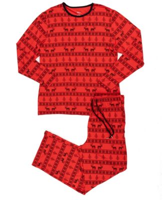Men’s Two Piece Viscose from Bamboo Holiday Pajamas