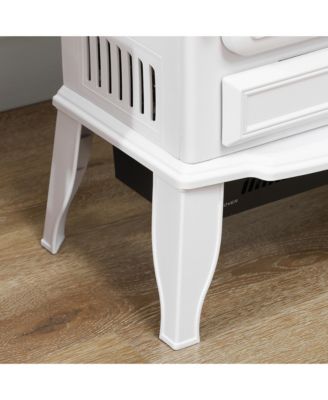 22" Electric Fireplace Stove with 3-Sided Realistic