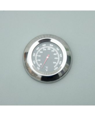 Tabletop Propane Gas Grill BBQ w/ 2 Burners Lid Thermometer,