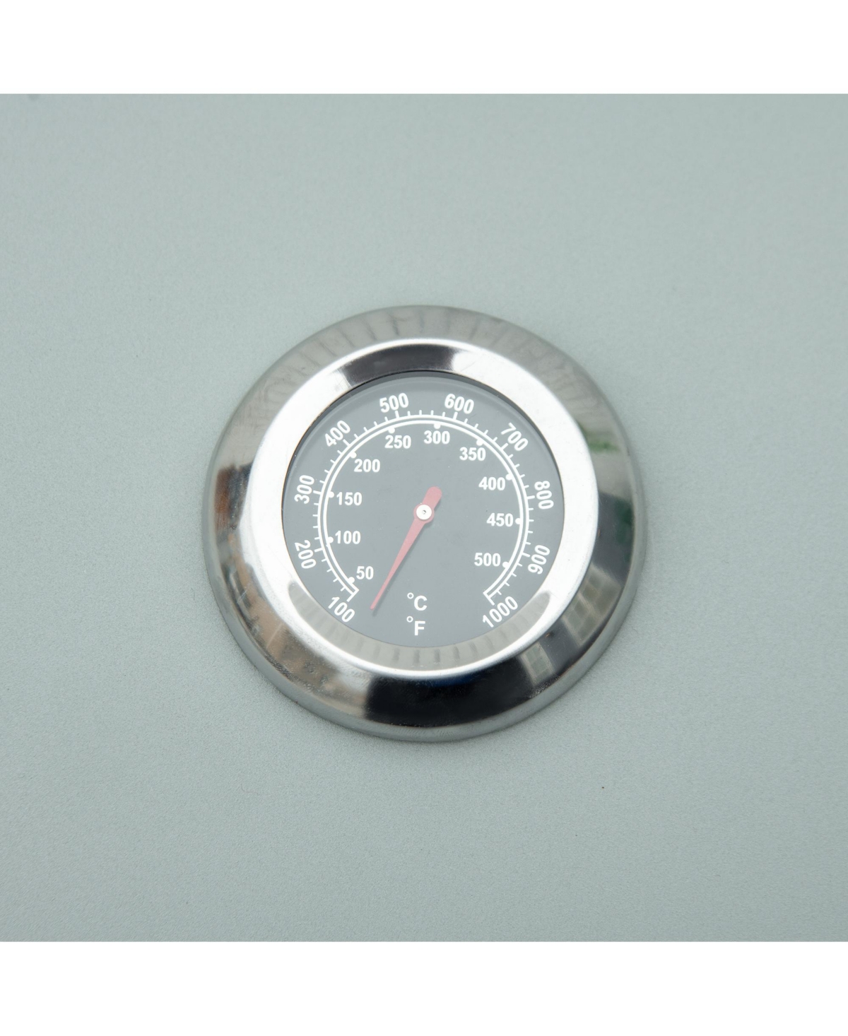 Outsunny Tabletop Propane Gas Grill Bbq w/ 2 Burners Lid Thermometer,