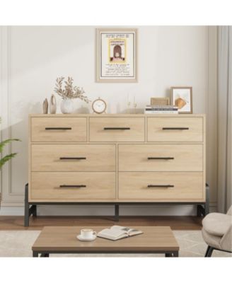 7 Dresser for Bedroom, Freestanding 52" Wide Drawer Dresser