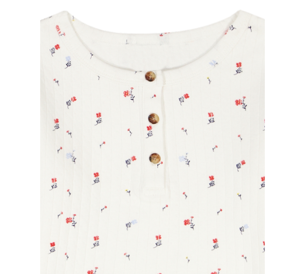 Tommy Hilfiger Girls' 2-6x Henley Top