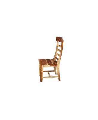 Taos Solid Sheesham Wood Ladderback Dining Chair