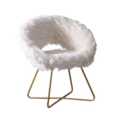 Streamdale Faux Fur Upholstered Accent Chair