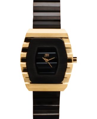 Women's Atlas Swiss Quartz Black Stainless Steel Watch, 34mm