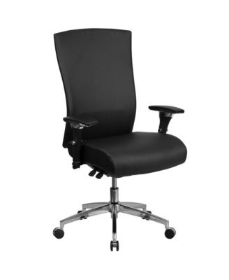 24/7 300 lb. Rated High Back Swivel Seat Slider Lumbar Ergonomic Office Chair