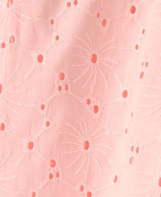 Girls' Toddler 2T-5T Eyelet Regular Fit Pants