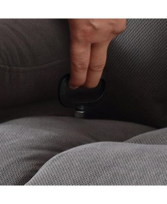 Heated Massage Recliner Sofa w/ USB & Cup Holders (Grey)