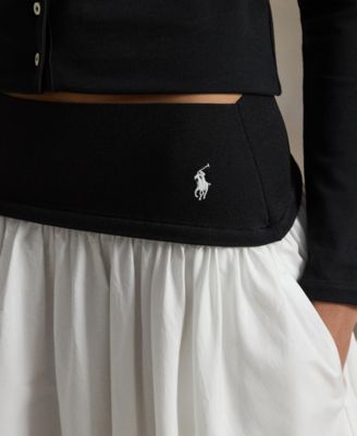 Women's Shirred A-Line Skirt