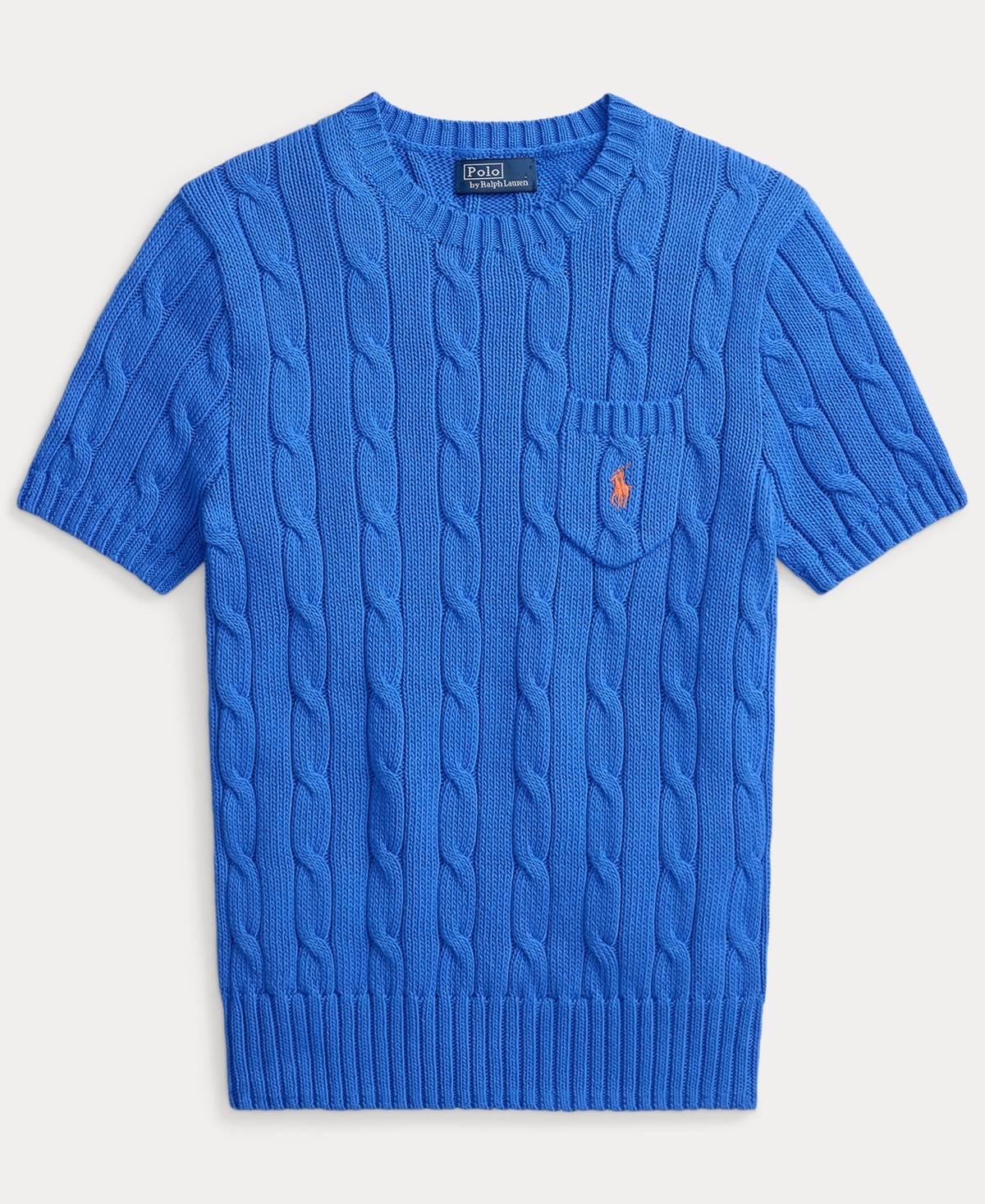 Polo Ralph Lauren Women's Cable-Knit Short-Sleeve Sweater